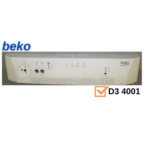 Beko D3 4001 Bulaşık Makinesi Ön Panosu 1780259000
