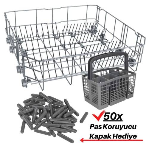 Arçelik Bulaşık Makinesi Alt Sepeti Gri