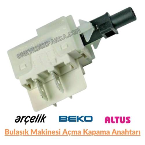 Arçelik Beko Altus Bulaşık Makinesi Açma Kapama Anahtarı Düğme Şalteri