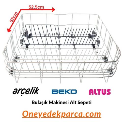 Arçelik Beko Altus Bulaşık Makinesi Alt Sepeti Beyaz Alt Sepet