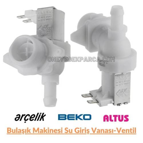 Arçelik Beko Altus Bulaşık Makinesi Su Girişi Ventili Tekli Vana