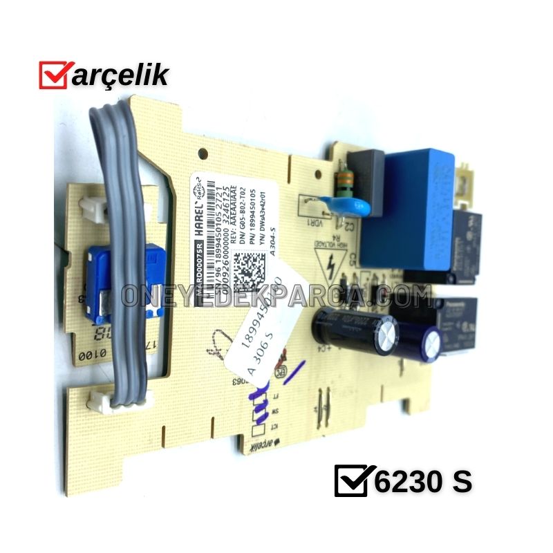 Arçelik 6230 S Bulaşık Makinesi Elektronik Kart 1899450160