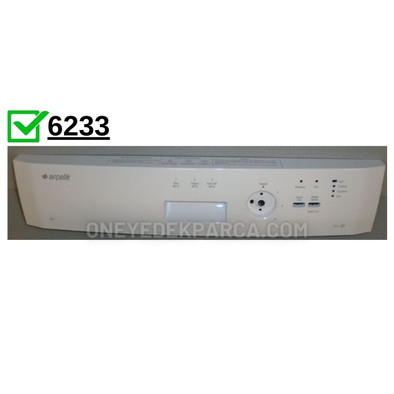 Arçelik 6233 Bulaşık Makinesi Ön Panosu 7603010153