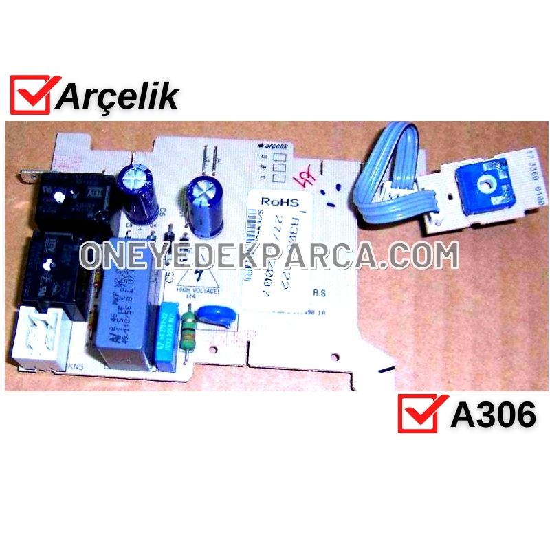 Arçelik Bulaşık Makinesi A306 Elektronik Anakart ( Revizyonlu )