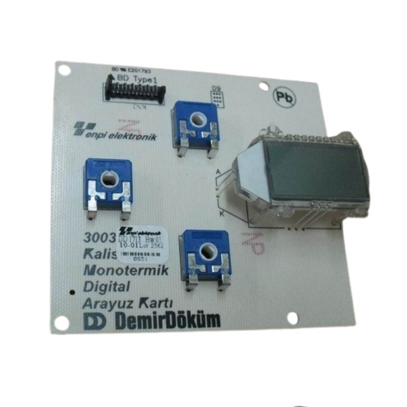 Arçelik Beko Kombi Dijital Arayüz Kartı 9193370195