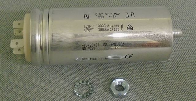 Arçelik Beko Kurutma Makinesi Isı Pompası Kompresörü Kapasitörü 30uf  2807962600 